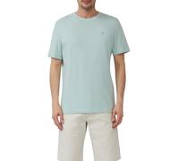 T-Shirt mit Flammgarnstruktur und Logo-Print M türkis 2166834.6092.M