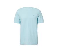 T-Shirt mit Flammgarnstruktur und Logo-Print XXL türkis 2166834.6092.XXL