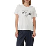 s.Oliver T-Shirt mit Logo-Print und Schmucksteinen