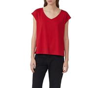 T-Shirt mit weitem Ausschnitt, Cut-out und Schleife 46 rot 2166272.3533.46