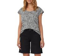 T-Shirt mit weitem Ausschnitt, Cut-out und Schleife 36 schwarz 2166272.99B0.36