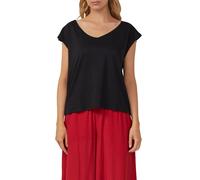 s.Oliver T-Shirt mit weitem Ausschnitt, Cut-Out und Schleife