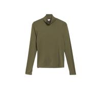 Fließendes T-Shirt mit Stehkragen 38 olive 2185565.7994.38