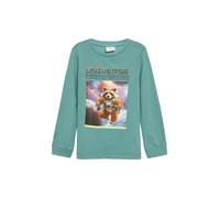 s.Oliver - T-Shirt petrol - Gr. - 92/98