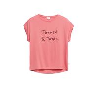 Baumwoll-T-Shirt mit Frontprint 40 pink 2178612.42D1.40