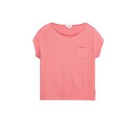 Jersey-Shirt mit offenen Kanten und Brusttasche 44 pink 2178631.4239.44