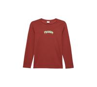 Langarmshirt mit Frontprint 158/164 rot 2153211.3840.158_164