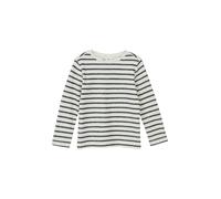 Strukturiertes Langarmshirt mit Streifenmuster 128/134 schwarz|creme|weiß 2171763.90G2.128_134