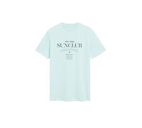 Weiches Baumwoll-T-Shirt mit Frontprint XXL türkis 2178330.64D2.XXL