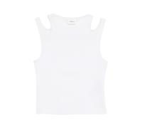 Verkürztes Tanktop im Slim Fit mit Cut-out-Details 158/164 weiß 2161928.0100.158_164
