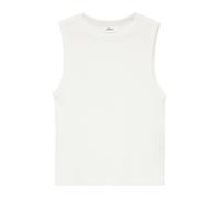 s.Oliver Top Verkürztes Slim-Fit mit Rippstruktur Weiß Gr. 134/140