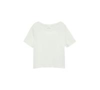 Verkürztes Rippshirt im Slim Fit 158/164 weiß 2164733.0100.158_164