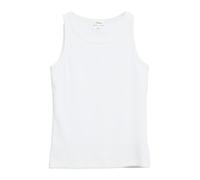 Geripptes Top im Slim Fit mit Stickerei 46 weiß 2179332.0100.46