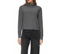 s.Oliver Red Label - Gestreiftes Langarmshirt im Relaxed Fit schwarz - Gr. - 34