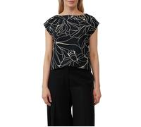 Gemustertes Relaxed-Fit-Shirt mit Schmuck-Detail 36 schwarz 2162576.99A3.36