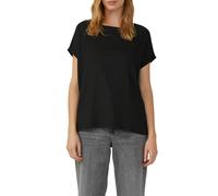 Strukturiertes T-Shirt im Relaxed Fit 36 schwarz 2167894.9999.36