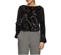 Langarmshirt S.OLIVER BLACK LABEL Gr. 36, schwarz Damen Shirts (77558616-36) schwarz