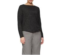 Langarm-Shirt mit Metallic-Effekt 40 schwarz 2156423.9999.40