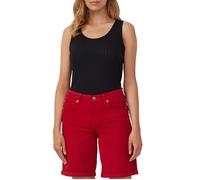 Stricktop S.OLIVER, Damen, Gr. 40, schwarz, Rippstrick, Obermaterial: 100% Baumwolle, unifarben, casual, körpernah hüftbedeckend, Rundhals, ohne Ärmel, Tops, in Ripp-Optik (70945713-40) schwarz