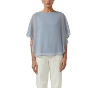 Chiffon-Shirt im Relaxed Fit mit Jersey-Top 34 blau 2176506.5136.34