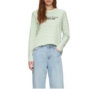 S.OLIVER RED LABEL Longsleeve in Grün - 55% | Größe 42 | Damen Tops