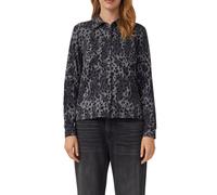 Jerseybluse mit Leo-Muster 46 grau 2172309.98A2.46