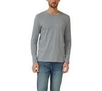 s.Oliver T-shirts Grey/black Größe: L | Longsleeves Outlet | Herren | Grau