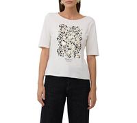 s.Oliver T-Shirt mit halblangem Arm und Leo-Frontprint