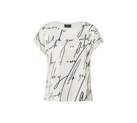 Blusenshirt mit Schriftprint und Strasssteinchen 36 creme 2179809.02D7.36