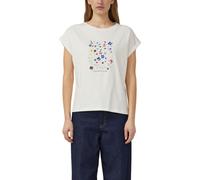 s.Oliver T-shirts Offwhite Größe: 46 | Hemden Outlet | Damen | Weiß