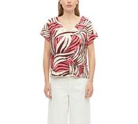 Strukturiertes V-Neck-T-Shirt im Relaxed Fit 40 pink|mehrfarbig 2178640.42A0.40