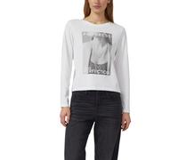 Weiches Langarmshirt mit Schmucksteinen 34 weiß 2172310.01D0.34