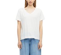 s.Oliver T-Shirt aus Leinenmix mit V-Ausschnitt