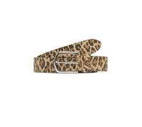Ledergürtel mit Leo-Print 90 beige|mehrfarbig 2169638.80A8.90