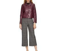 s.Oliver BLACK LABEL - Taillierte Jacke aus Lederimitat rot - Gr. - 46