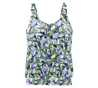 S.OLIVER Tankini-Top Damen grün-blau bedruckt Gr.38