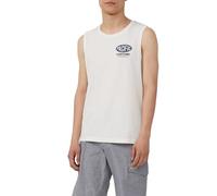 s.Oliver Tanktop aus Baumwollle mit Frontprint weiß L