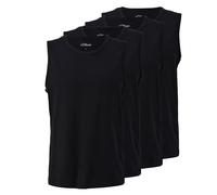s.Oliver Tanktop Doppelpack (DE/NL/SE/PL, Alphanumerisch, XL, Regular, Regular, 4 x Schwarz)