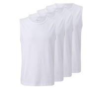 s.Oliver Tanktop Doppelpack (DE/NL/SE/PL, Alphanumerisch, XXL, Regular, Regular, 4 x Weiß)