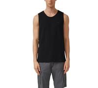 s.Oliver Tanktop mit Flammgarnstruktur und Logo-Print