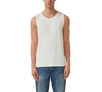 Tanktop mit Flammgarnstruktur und Logo-Print M creme 2175883.0200.M
