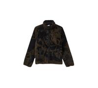 Kuschelige Teddy-Jacke mit All-over-Print 146/152 schwarz|braun 2170827.99A1.146_152