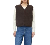 s.Oliver Weste Teddy-Weste Relaxed Fit Teddy-Plüsch Dunkelbraun Größe 42
