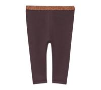 s.Oliver Thermofleece-Leggins mit Glitzer-Elastikbund aubergine 74