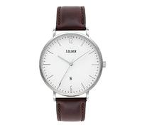 s.Oliver Time Herren Analog Quarz Uhr mit Leder Armband SO-3617-LQ