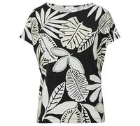 s.Oliver RED LABEL Relaxed Fit T-Shirt aus Viskose-Mix in Black, Größe 42