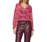 Transparente Chiffon-Bluse mit Smok-Details 36 pink 2154577.44A0.36