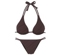 S.OLIVER Triangel-Bikini Damen braun Gr.40 Cup C/D