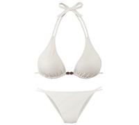 Bikini-Set mit Strukturmuster und Schmuckperlen 38C/D creme 6010599.727.38C_D