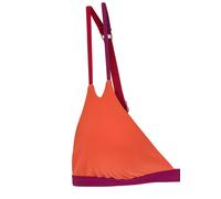 Triangel-Bikini-Top S.OLIVER "Yella", Damen, Gr. 38, Cup C/D, bunt (orange, berry), Obermaterial: 80% Polyamid, 20% Elasthan. Futter: 92% Polyester, 8% Elasthan, kontrastfarbene Details, unifarben, Bi
